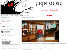 Tablet Screenshot of chinmusicpress.com